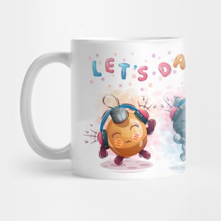 Let's dance funny t-shirt Mug